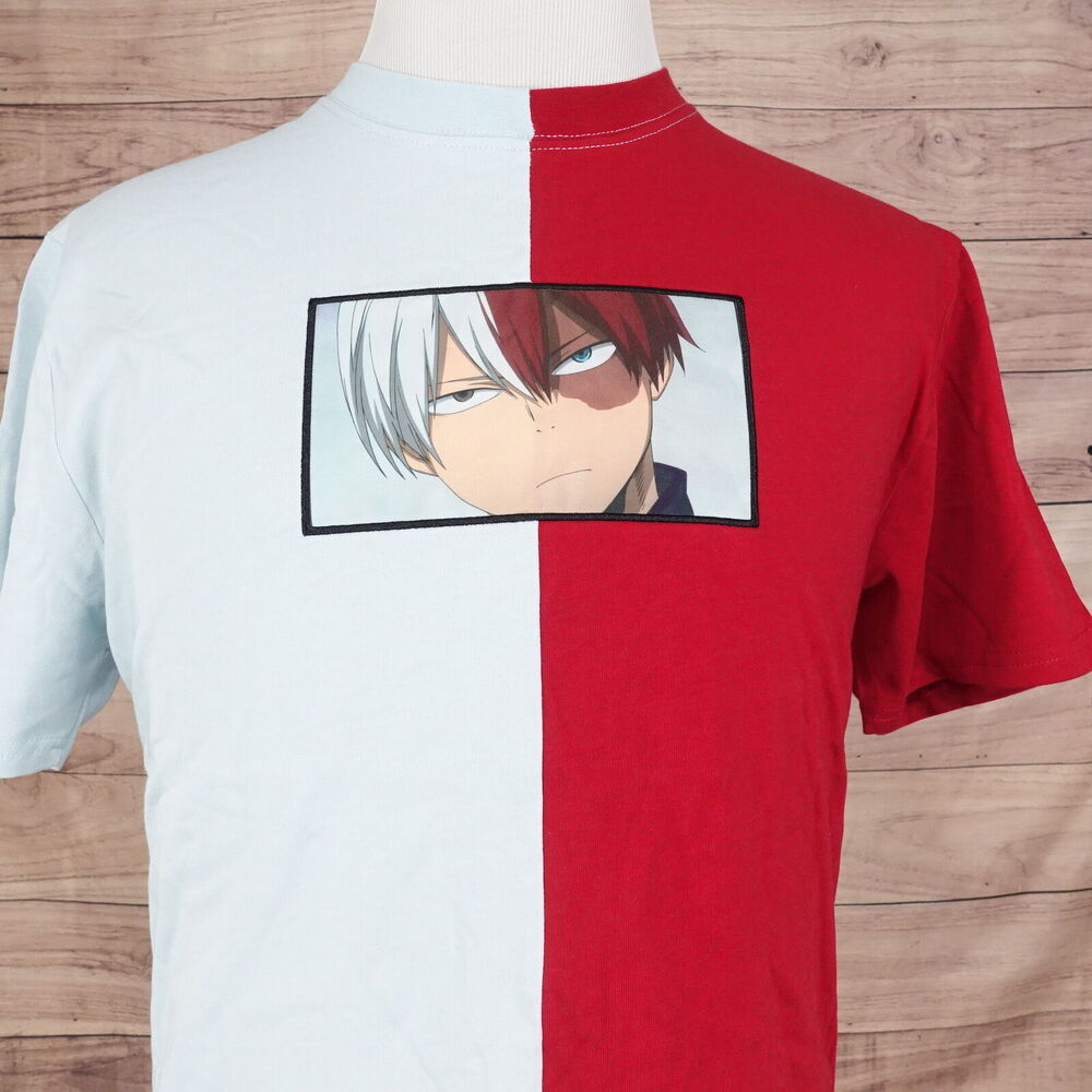 NWT MY HERO ACADEMIA COLOR BLOCK T-SHIRT SIZE M FUNIMATION ANIME NEW!‎